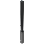 Ornamental bollard | steel tube � 89 mm | with hemisphere head | removable, with triangular locking mechanismacc. with DIN 3223, self-engaging lockwith hot-dip galvanized ground socket part-no. 470.10 | without eyelet